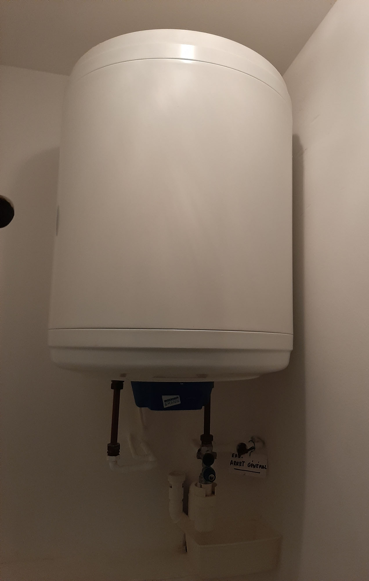 Remplacement chauffe eau eguilles